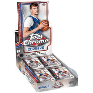 🏀 2025-26 Topps Chrome Basketball Hobby Box - PRE SALE 12/14 Brand New Sealed
